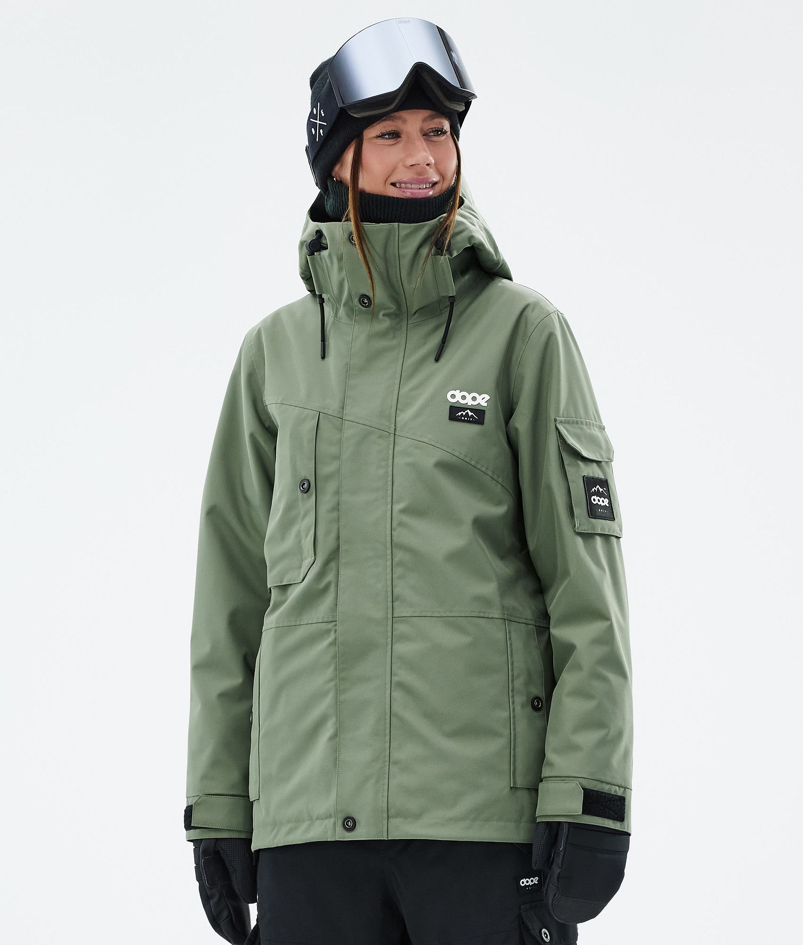 Adept W Snowboard Jacket Women Moss Green, Image 1 of 9