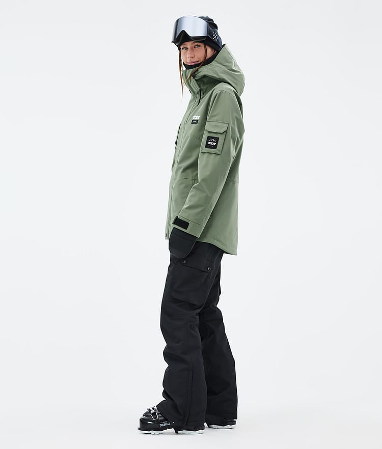 Adept W Ski Jacket Women Moss Green, Image 3 of 9