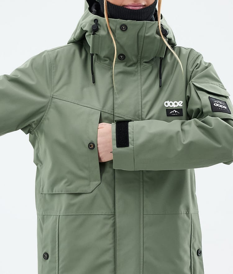 Adept W Chaqueta Snowboard Mujer Moss Green, Imagen 8 de 9