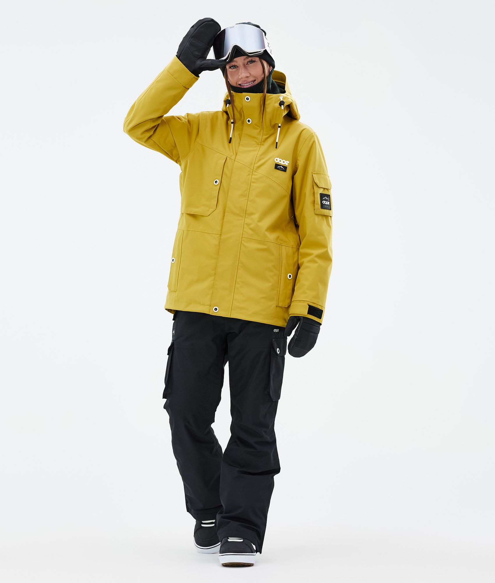 Dope Adept W Snowboardjacke Damen Yellow Gelb Dopesnow CH