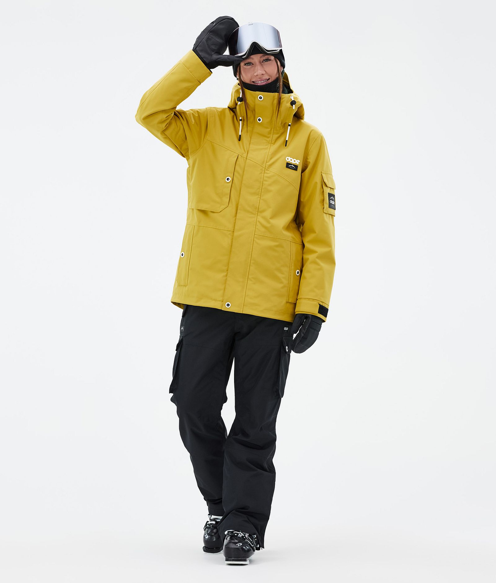 Adept W Ski Jacket Women Yellow, Image 2 of 9