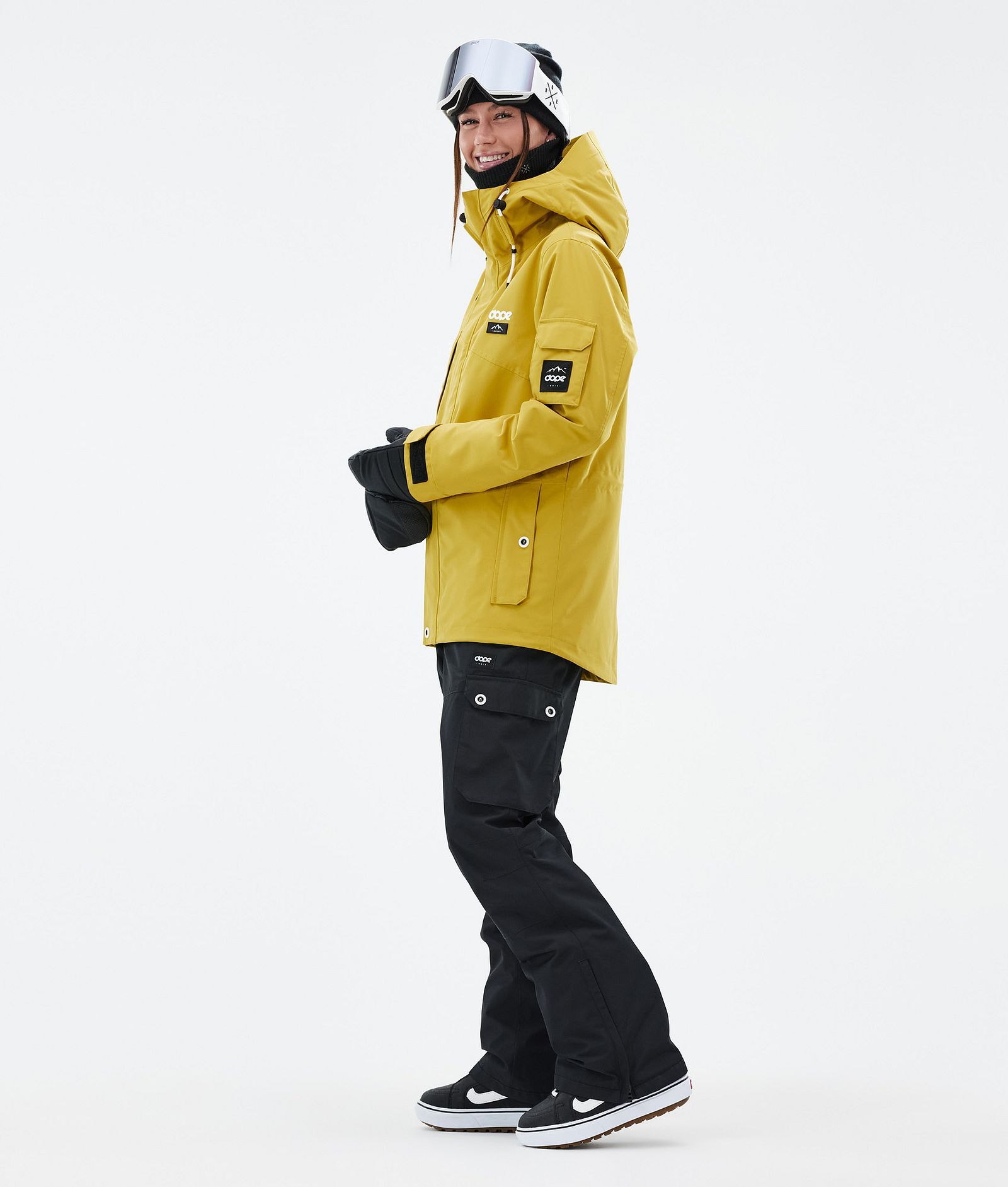 Adept W Veste Snowboard Femme Yellow, Image 3 sur 9