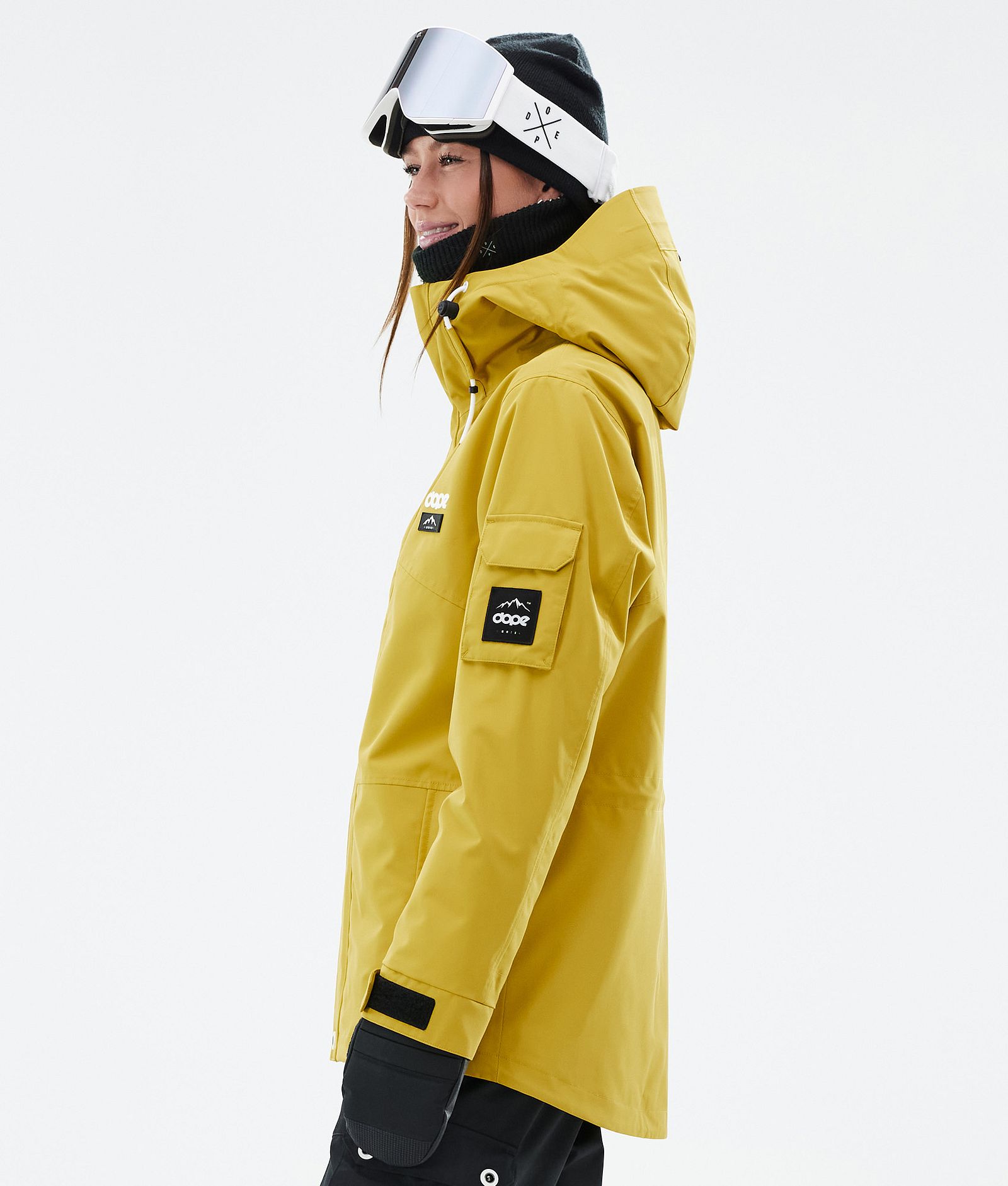 Adept W Veste de Ski Femme Yellow, Image 5 sur 9