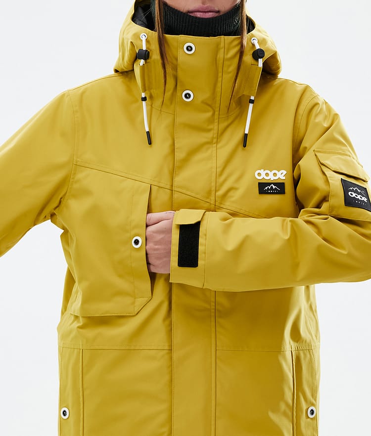 Adept W Ski Jacket Women Yellow, Image 8 of 9