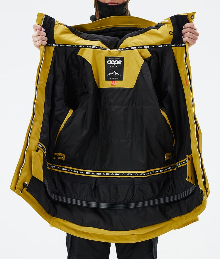 Adept W Veste Snowboard Femme Yellow, Image 9 sur 9