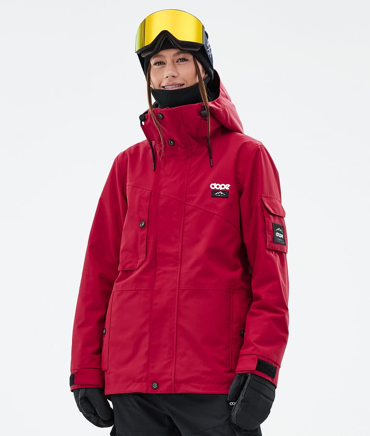 Adept W Snowboard Jacket Women Deep Red, Image 1 of 9