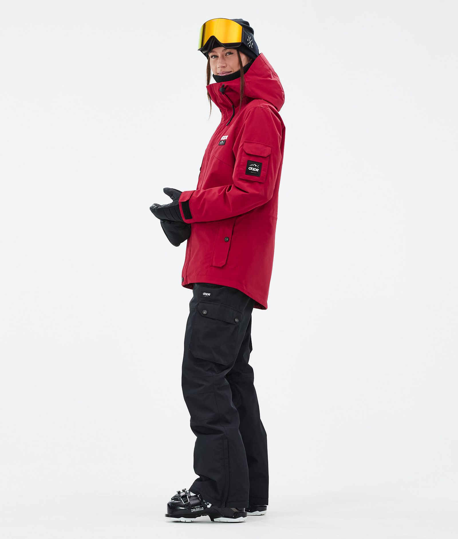 Adept W Ski Jacket Women Deep Red, Image 3 of 9