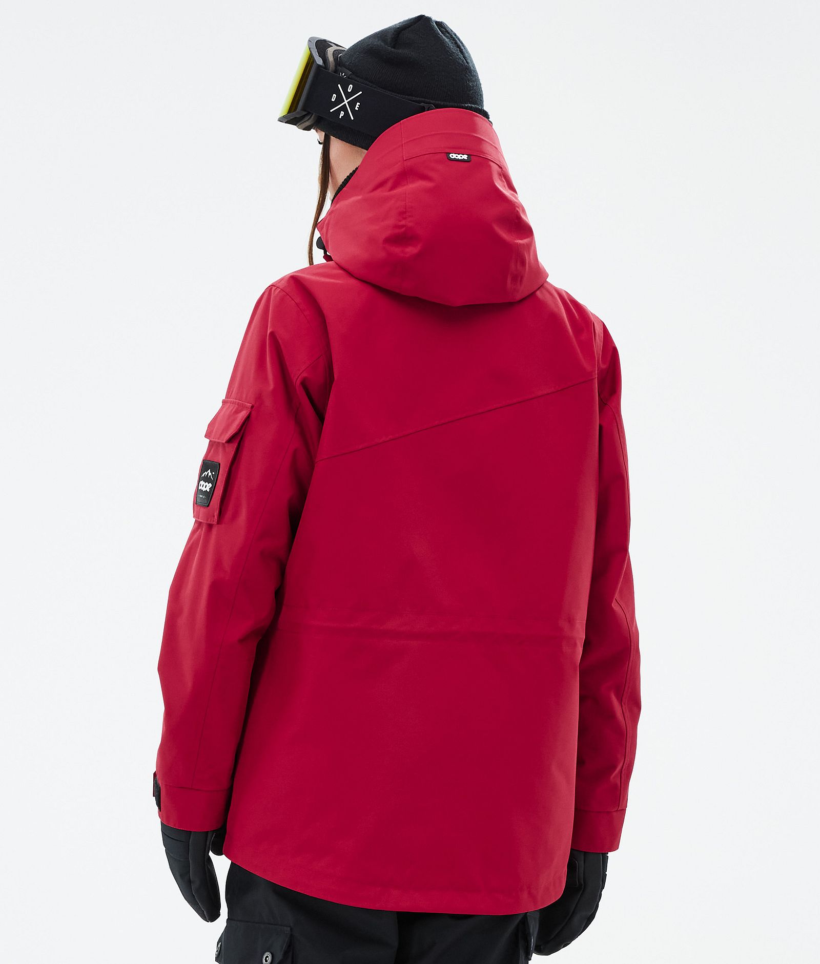 Adept W Snowboardjakke Dame Deep Red, Bilde 6 av 9