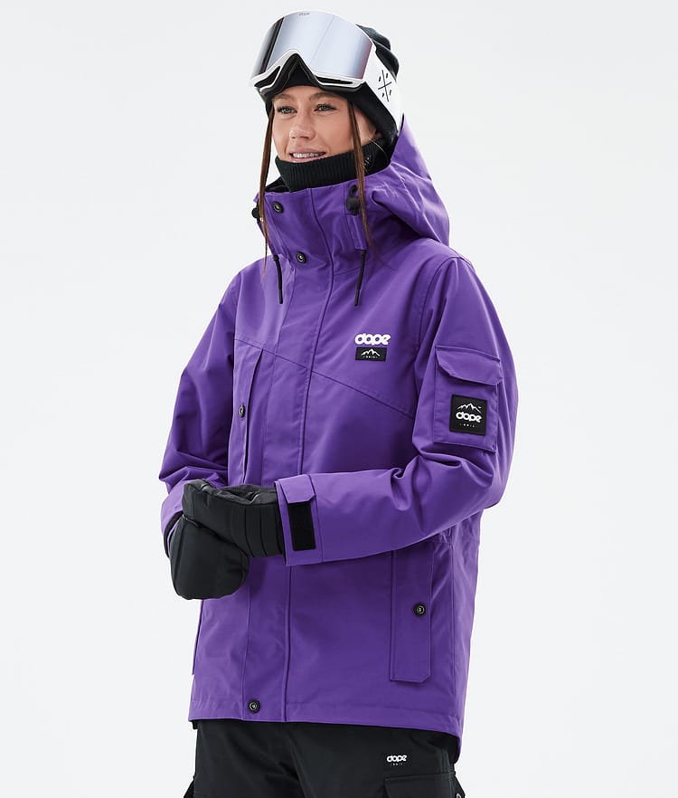 Adept W Ski jas Dames Vivid Purple, Afbeelding 1 van 9