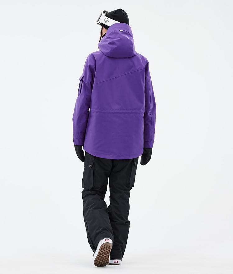 Adept W Snowboardjakke Dame Vivid Purple, Billede 4 af 9