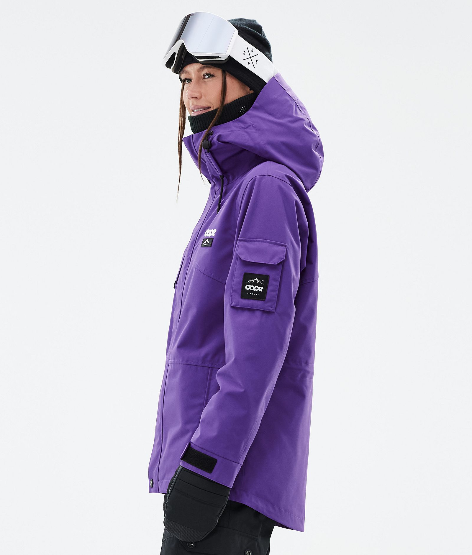 Adept W Manteau Ski Femme Vivid Purple, Image 5 sur 9