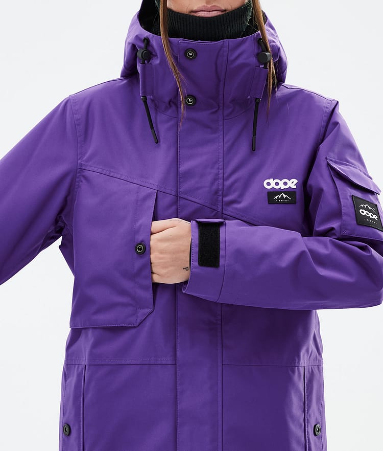 Adept W Kurtka Snowboardowa Kobiety Vivid Purple, Zdjęcie 8 z 9