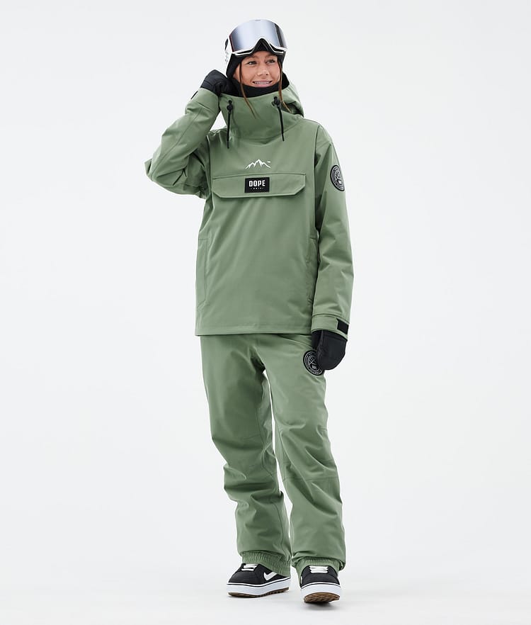 Blizzard W Snowboardjakke Dame Moss Green, Billede 2 af 8