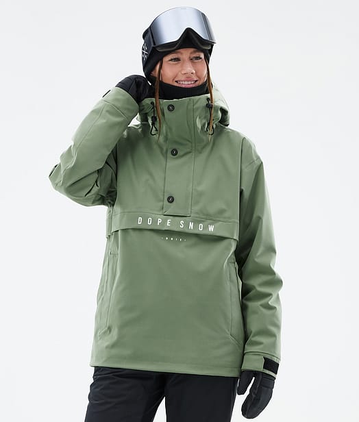 Legacy W Ski jas Dames Moss Green