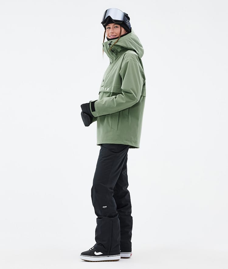 Legacy W Snowboardjakke Dame Moss Green, Billede 3 af 8