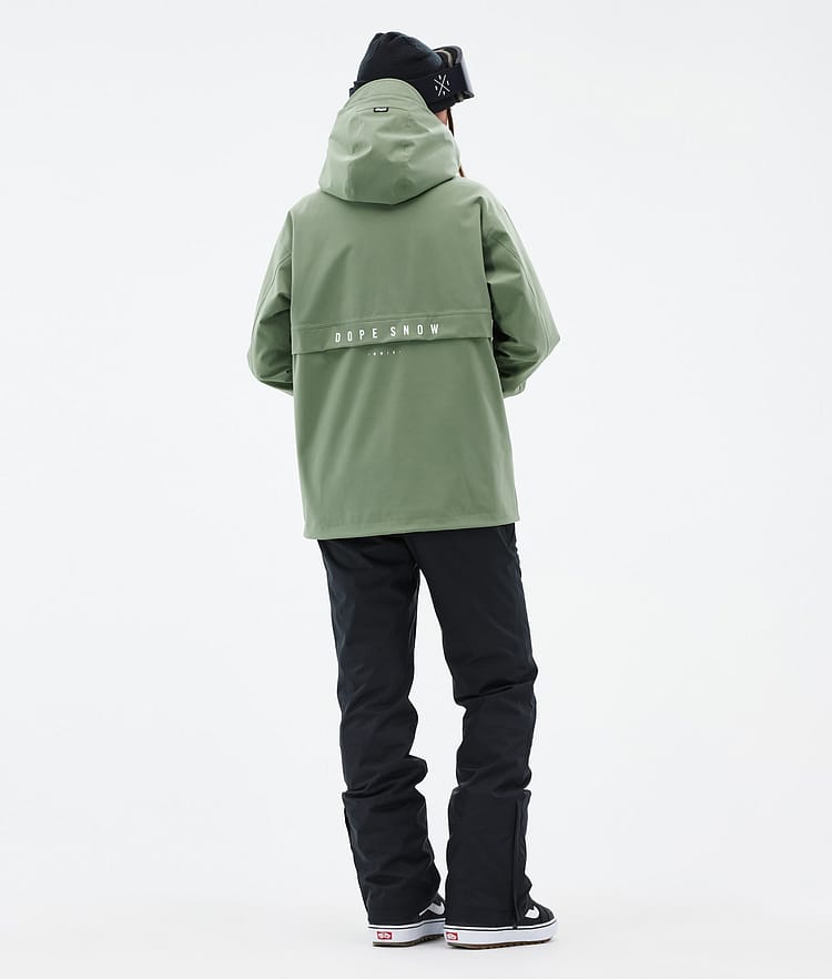 Legacy W Snowboardjakke Dame Moss Green, Billede 4 af 8