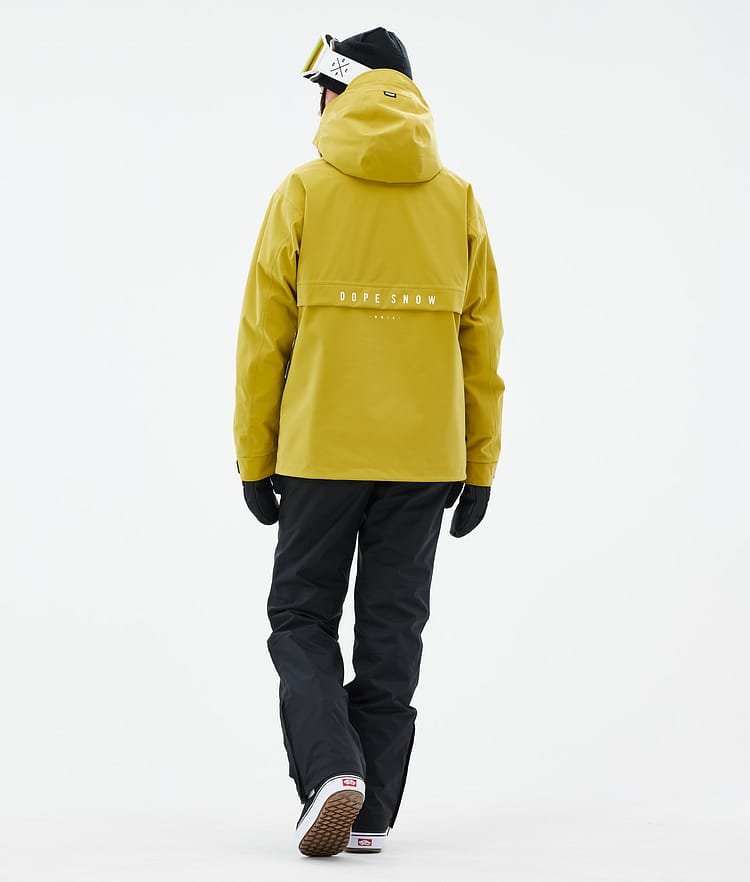 Legacy W Snowboardjakke Dame Yellow, Bilde 4 av 8