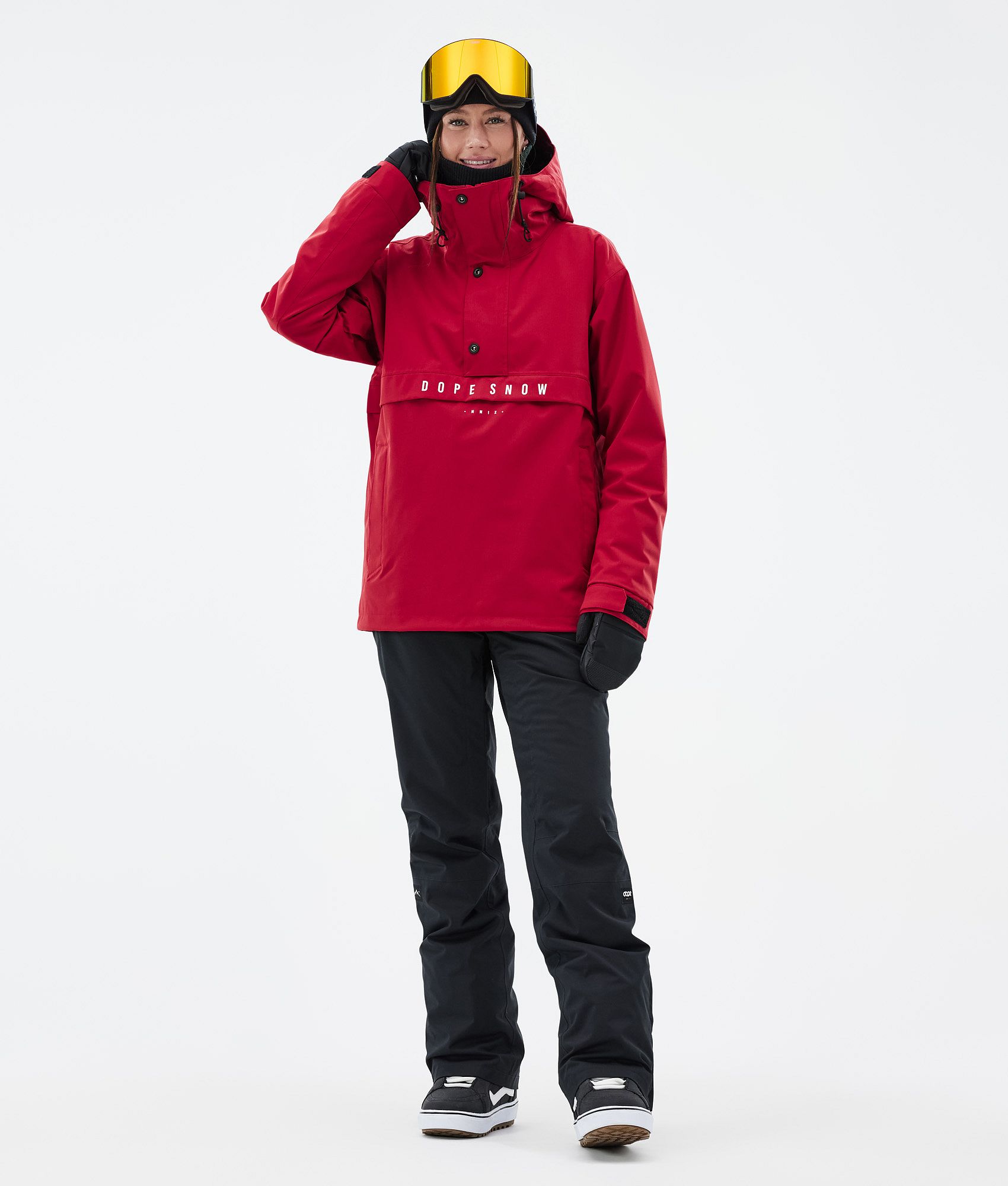 Black and red snowboard jacket hotsell