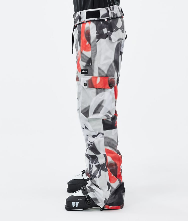 Iconic Pantalon de Ski Homme Spray Black Red, Image 3 sur 7