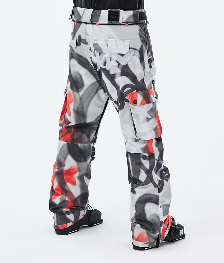 Iconic Pantalon de Ski Homme Spray Black Red, Image 4 sur 7