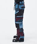 Iconic Pantalon de Ski Homme Shards Burgundy Blue, Image 3 sur 7