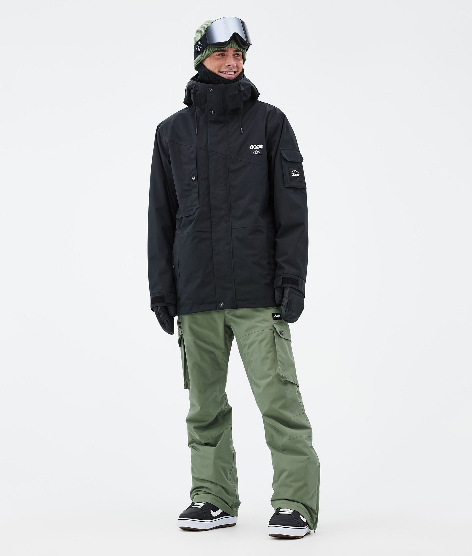 Iconic Snowboardbukse Herre Moss Green, Bilde 2 av 7