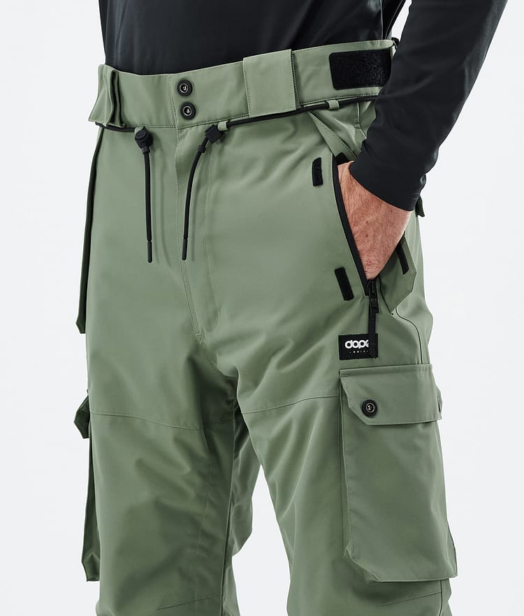 Iconic Snowboard Pants Men Moss Green, Image 5 of 7