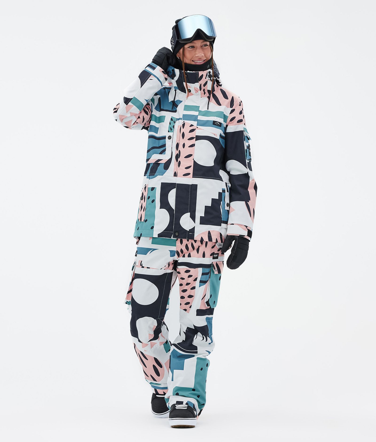 Iconic W Pantalon de Snowboard Femme Melon, Image 2 sur 7