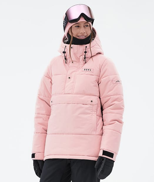 Puffer W Lyžařská Bunda Dámské Soft Pink