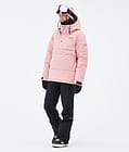 Puffer W Snowboardjakke Dame Soft Pink, Bilde 2 av 8