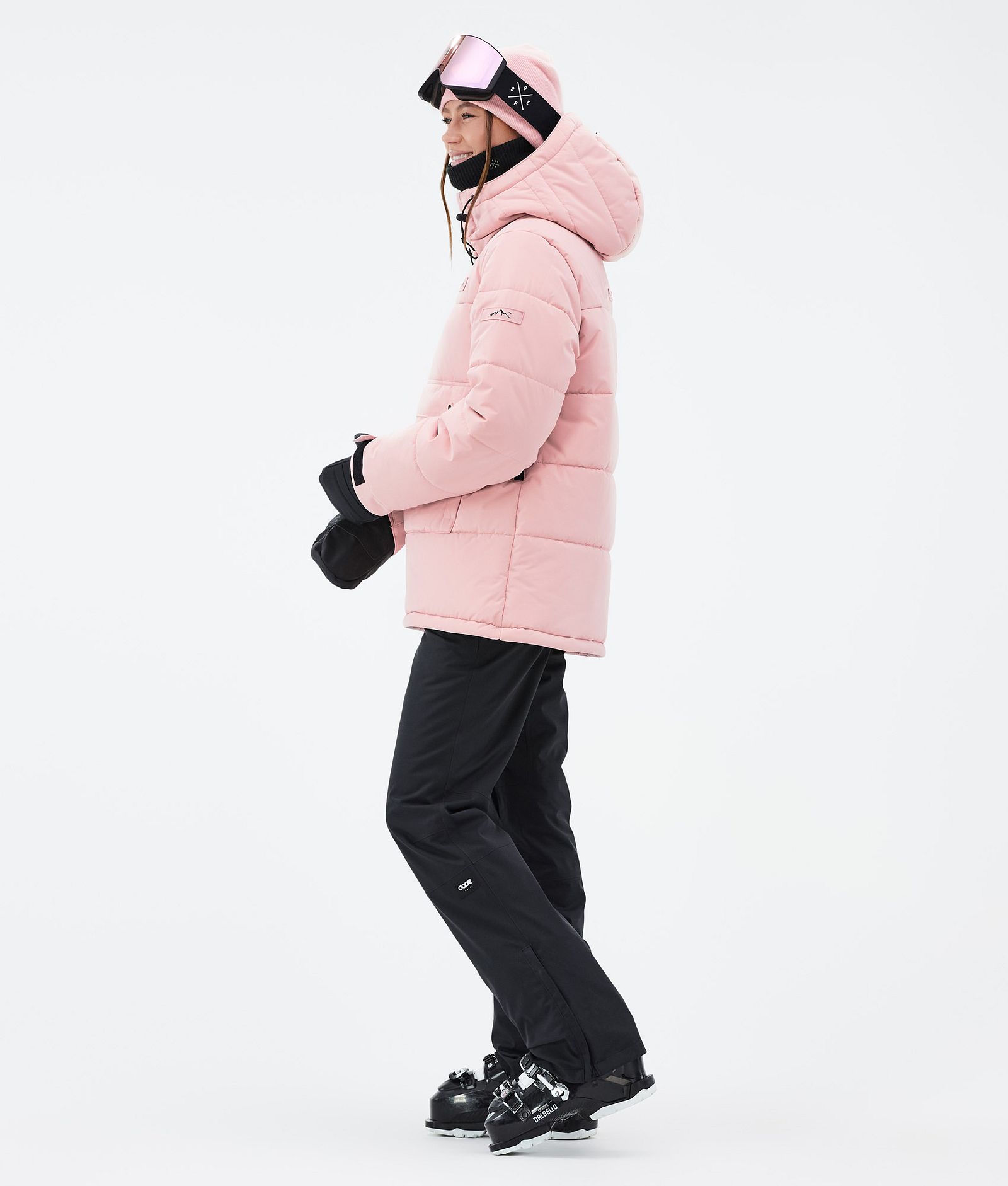 Puffer W Manteau Ski Femme Soft Pink, Image 3 sur 8