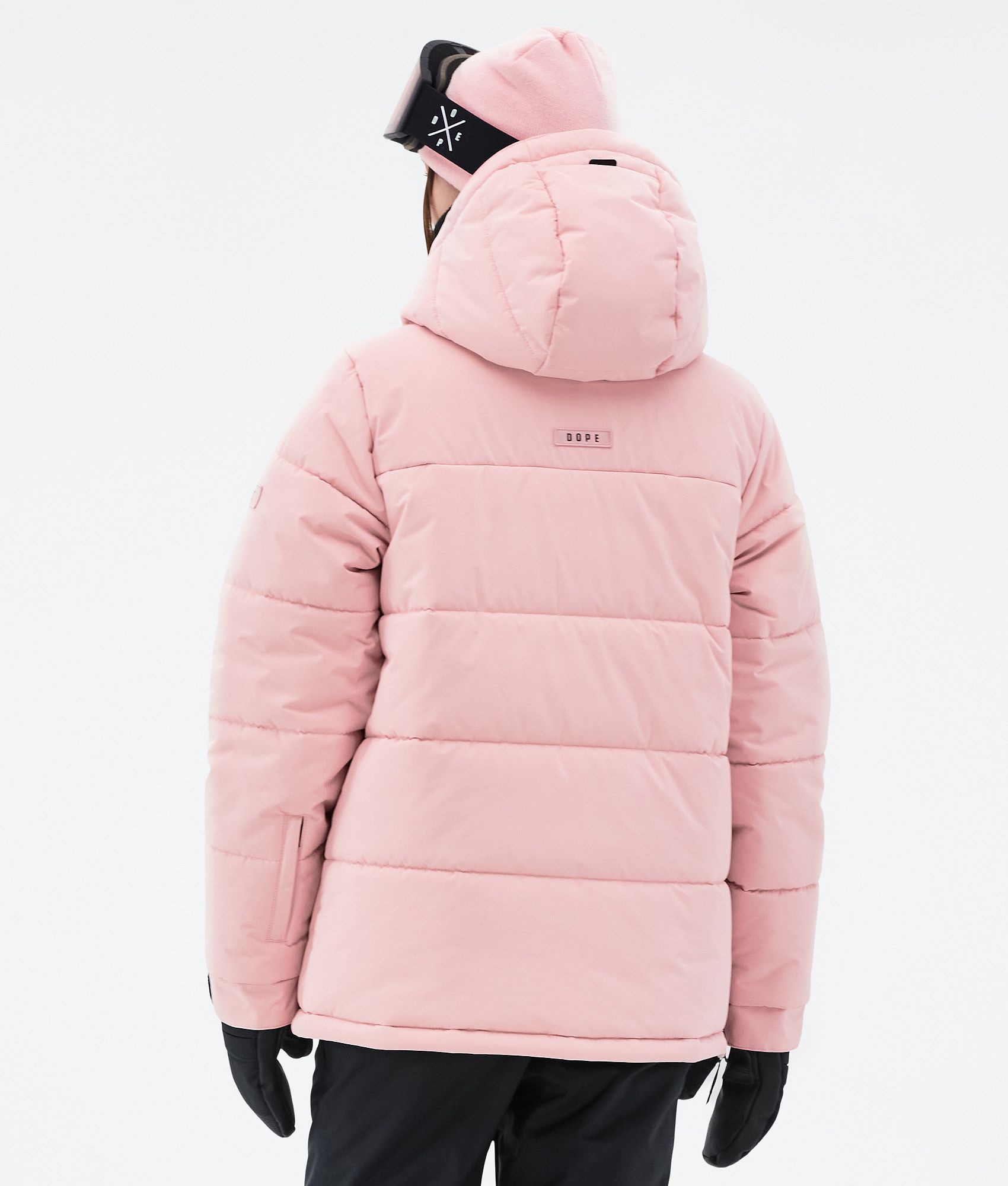 Pink puffer jacket nz online