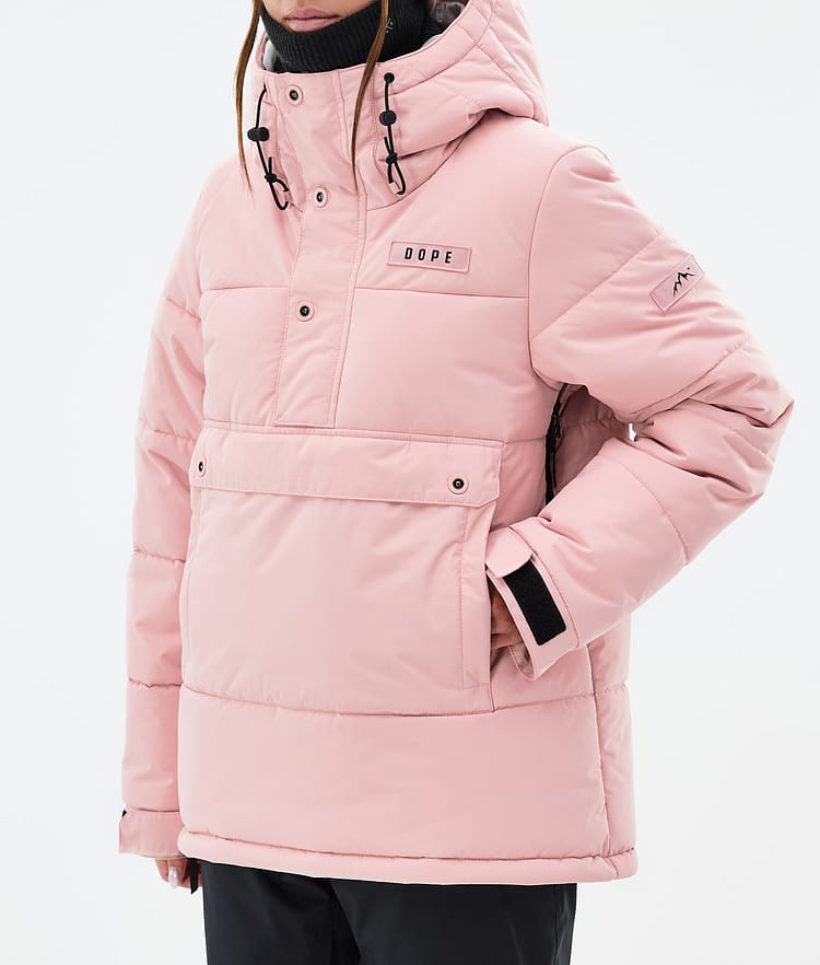 Puffer W Veste Snowboard Femme Soft Pink, Image 7 sur 8