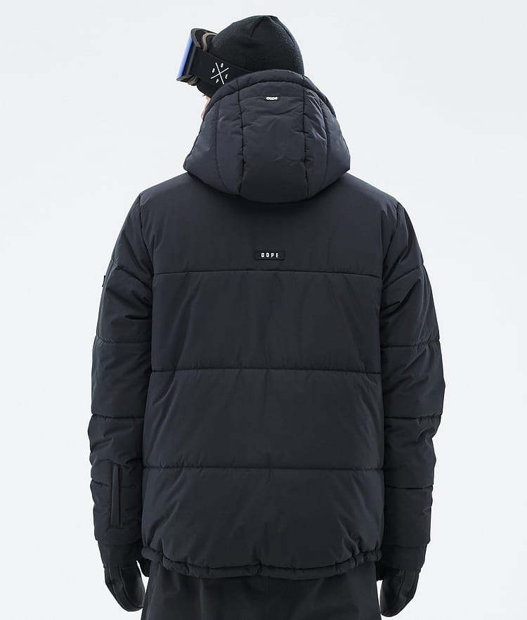 Puffer Full Zip Manteau Ski Homme Black, Image 6 sur 9