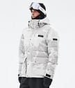 Puffer Full Zip Skijakke Herre Grey Camo