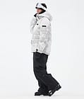 Puffer Full Zip Ski Jacket Men Grey Camo, Image 3 of 9