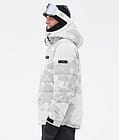 Puffer Full Zip Snowboard Jacket Men Grey Camo, Image 5 of 9