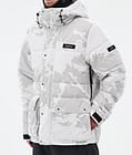 Puffer Full Zip Snowboard Jacket Men Grey Camo, Image 7 of 9