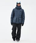 Puffer Full Zip Veste Snowboard Homme Metal Blue, Image 2 sur 9