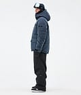 Puffer Full Zip Bunda na Snowboard Pánské Metal Blue, Obrázek 3 z 9