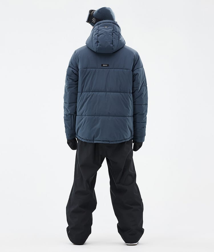 Puffer Full Zip Snowboardjakke Herre Metal Blue, Bilde 4 av 9