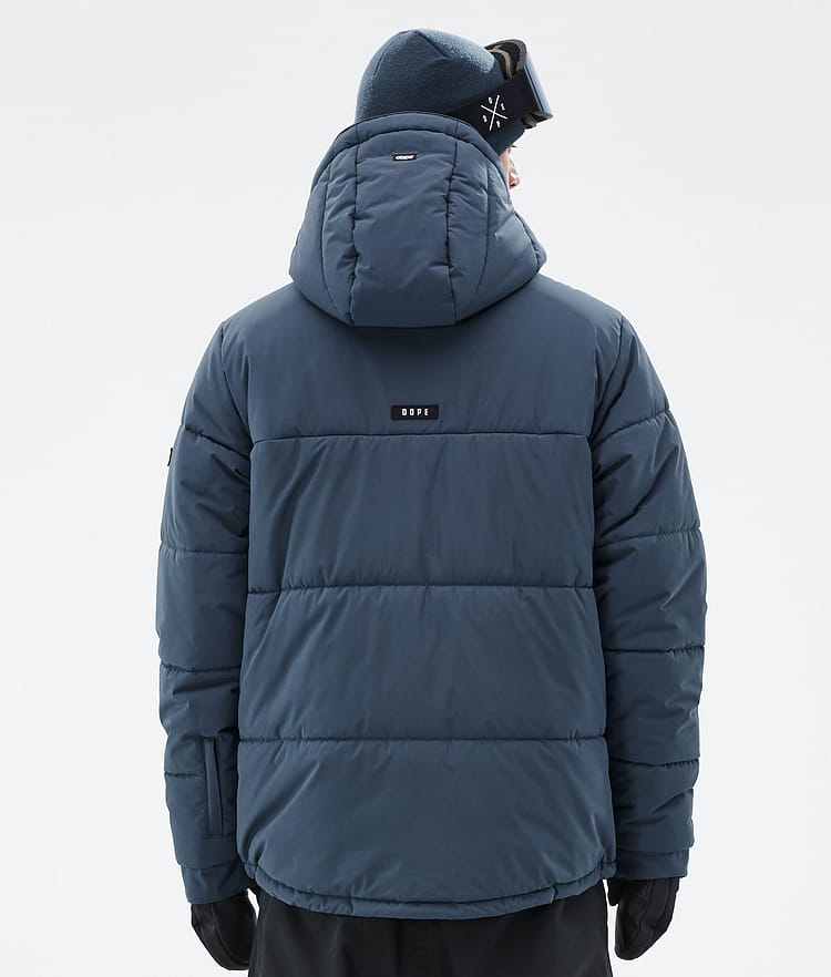 Puffer Full Zip スノーボードジャケット メンズ Metal Blue, 画像6 / 9