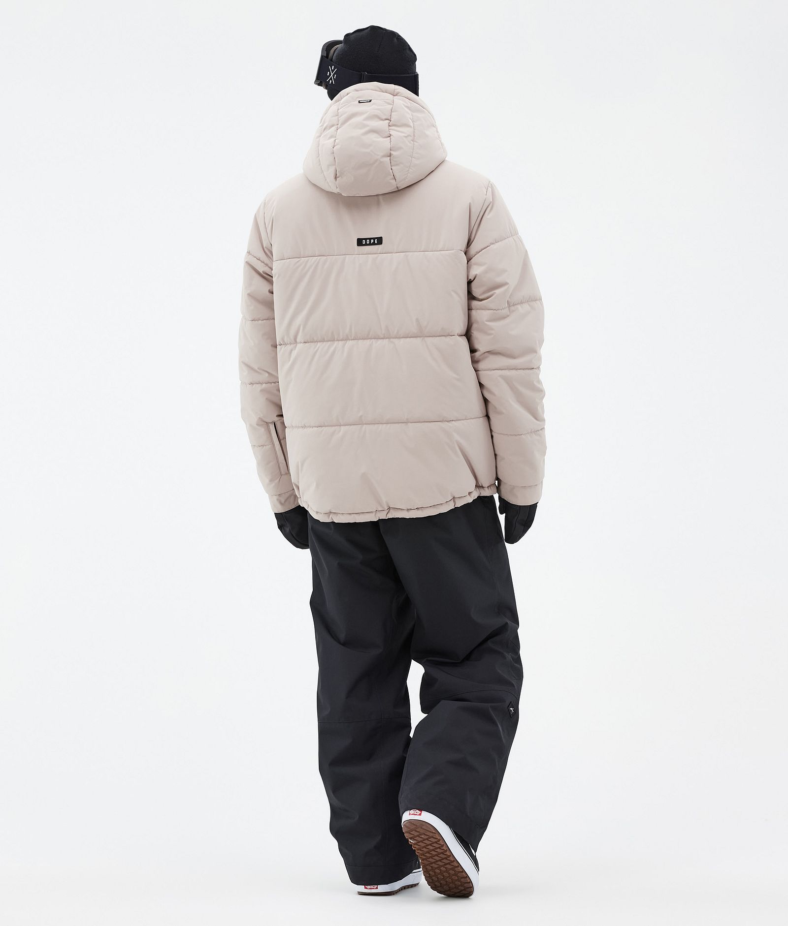 Puffer Full Zip スノーボードジャケット メンズ Sand, 画像4 / 9