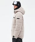 Puffer Full Zip Skijakke Herre Sand, Billede 5 af 9