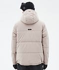 Puffer Full Zip Snowboardjakke Herre Sand Renewed, Bilde 6 av 9