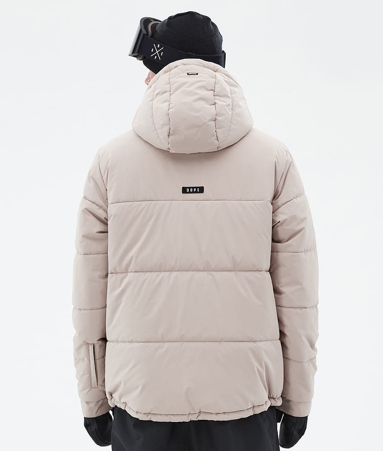 Puffer Full Zip Bunda na Snowboard Pánské Sand, Obrázek 6 z 9