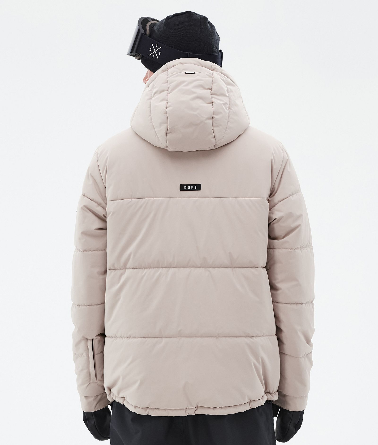 Puffer Full Zip スノーボードジャケット メンズ Sand, 画像6 / 9