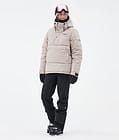 Puffer W Manteau Ski Femme Sand, Image 2 sur 8