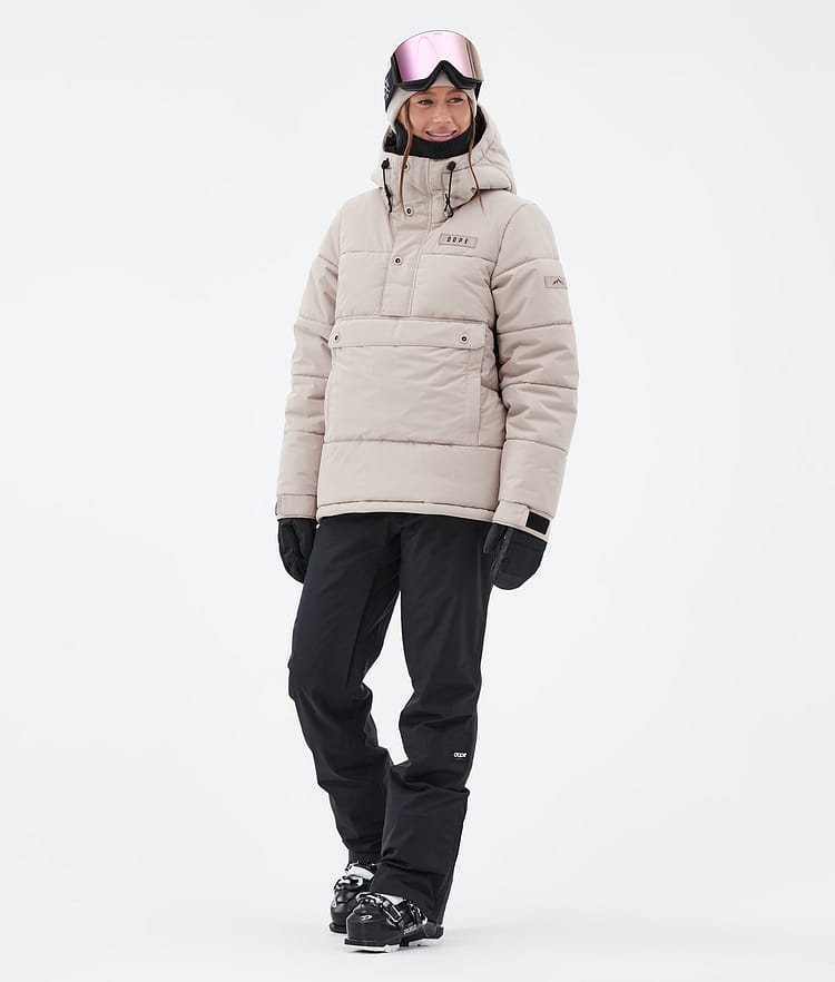 Puffer W Manteau Ski Femme Sand, Image 2 sur 8