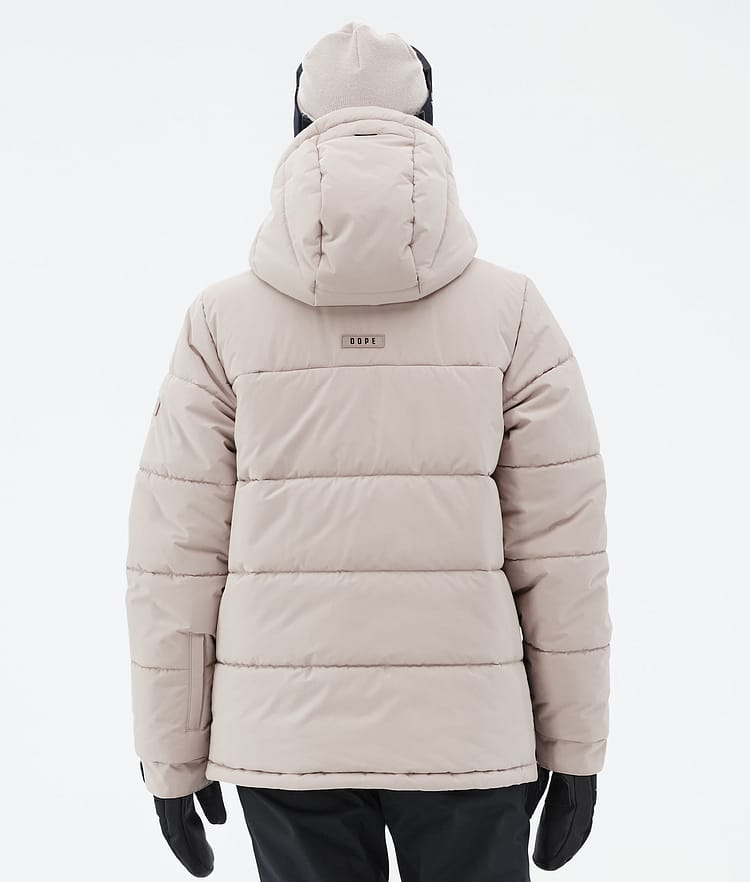 Puffer W Ski Jacket Women Sand, Image 6 of 8